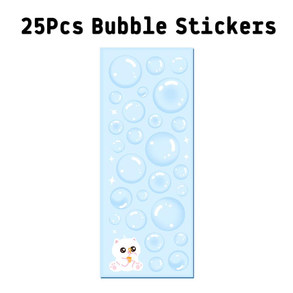 25 Pcs Water Bubble Stickers