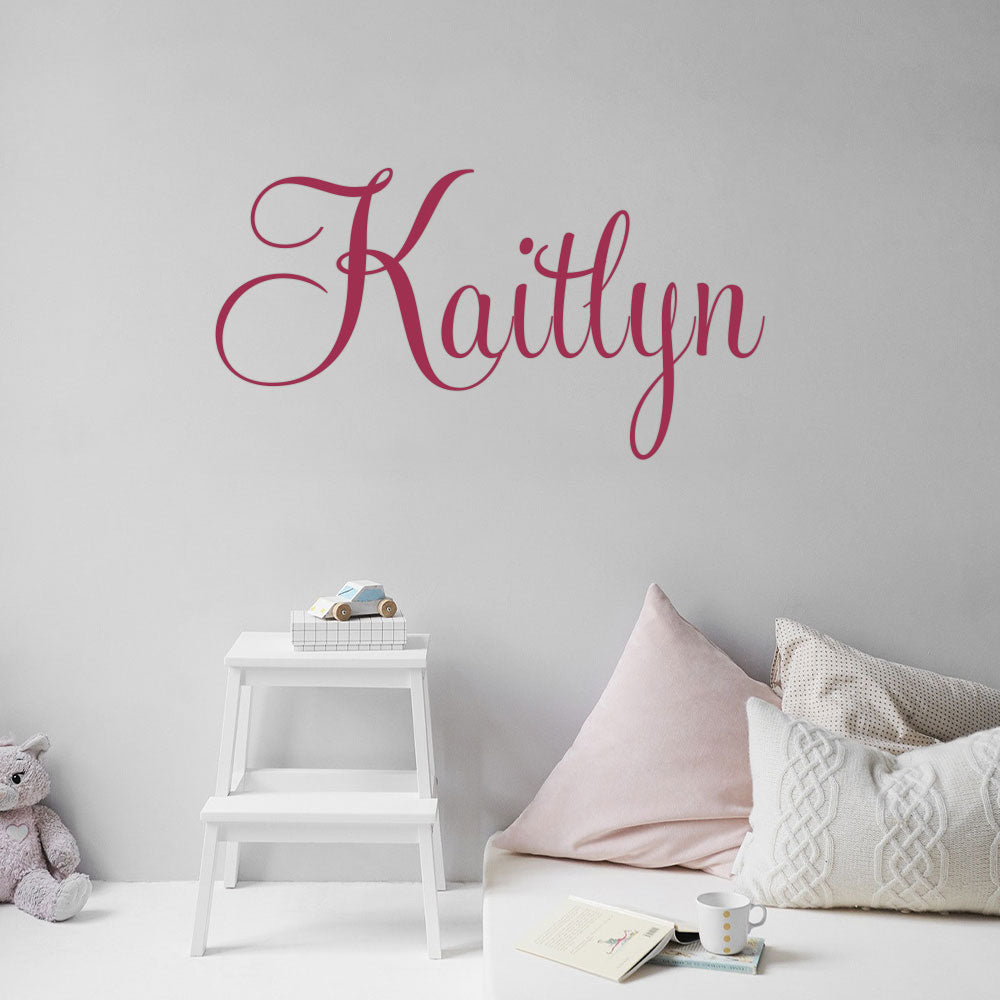 Personalized Baby Name Wall Stickers UK.Woodemon