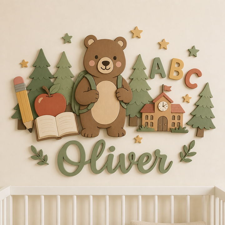 Personalised Back to School Name Sign