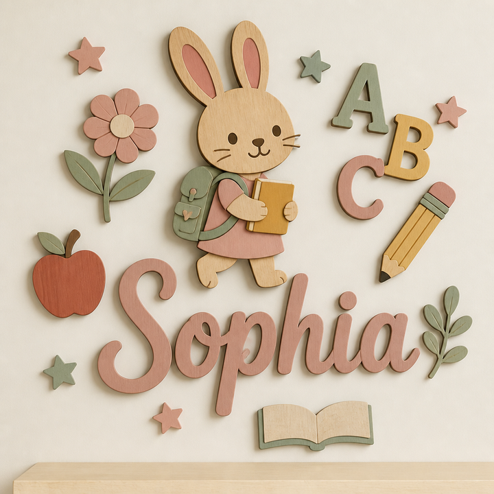 Personalised Back to School Name Sign