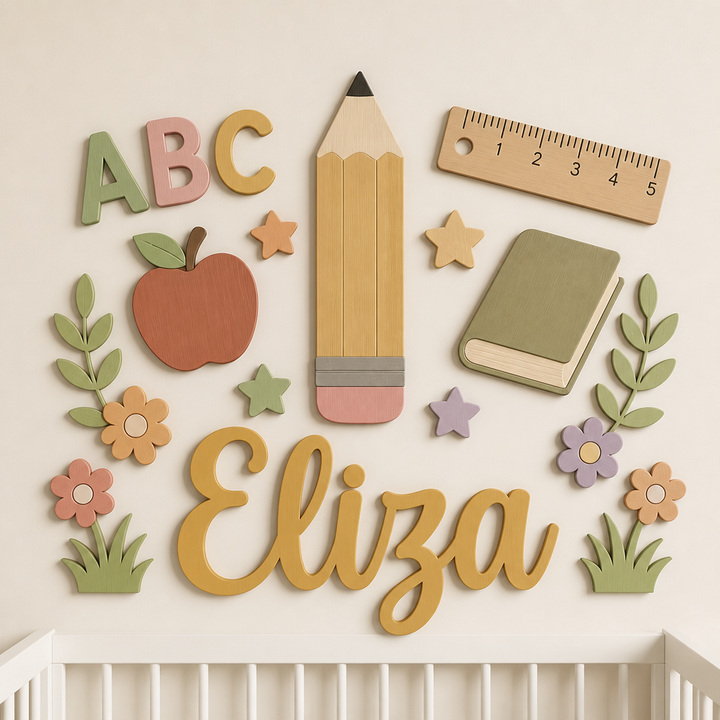 Personalised Back to School Name Sign