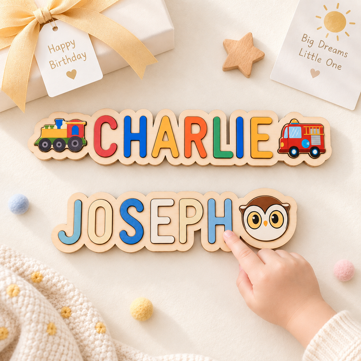 Wooden Name Puzzle For Baby