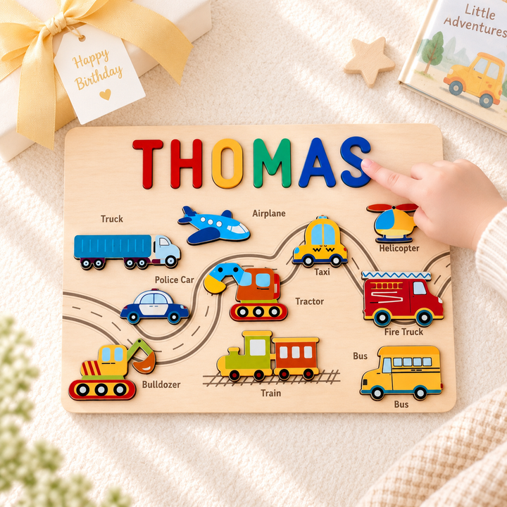 Personalised Traffic Name Puzzle
