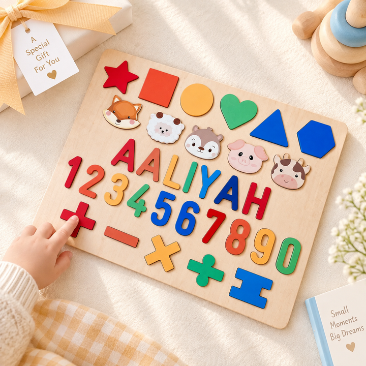 Personalised Educational Wooden Name Puzzle