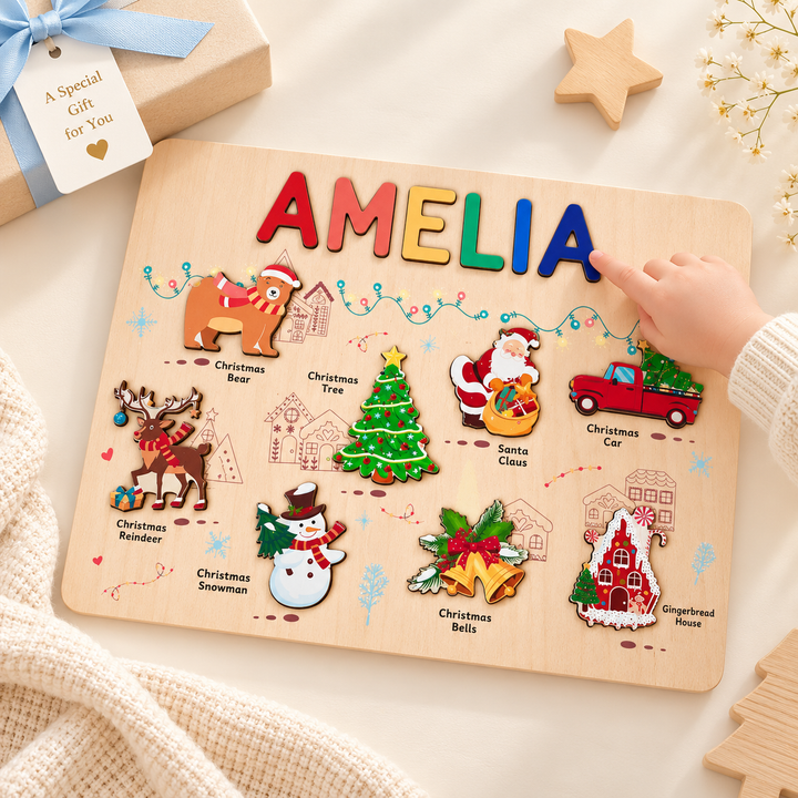 Personalised Christmas Name Puzzle
