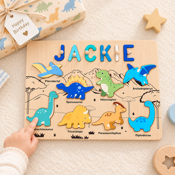 Personalised Dinosaur Name Puzzle