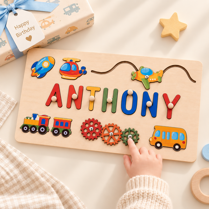 Personalised Baby Name Educate Puzzle Advanced Toys