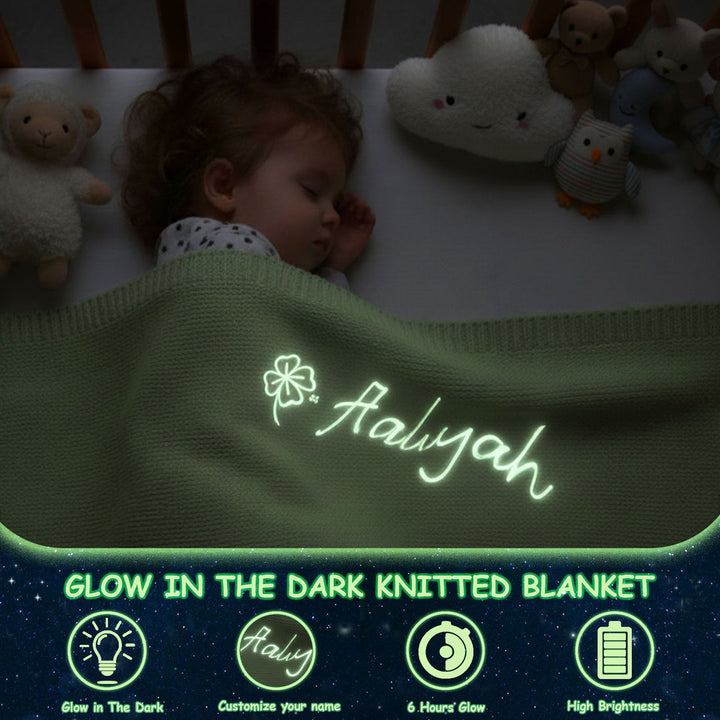 Personalised Glow in the Dark Star Blanket