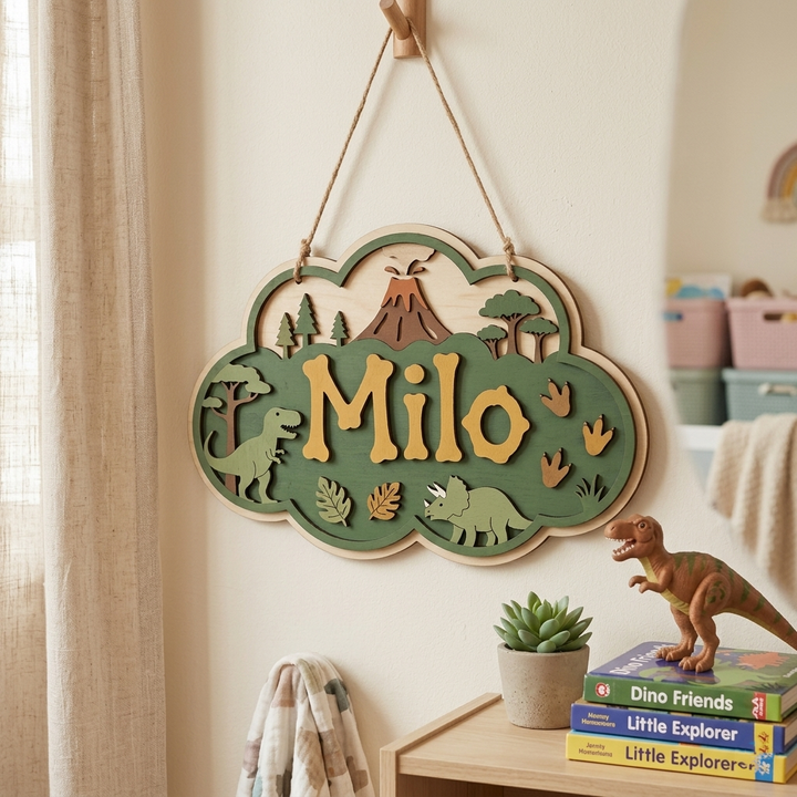 Personalised Kids Name Sign for Door & Wall