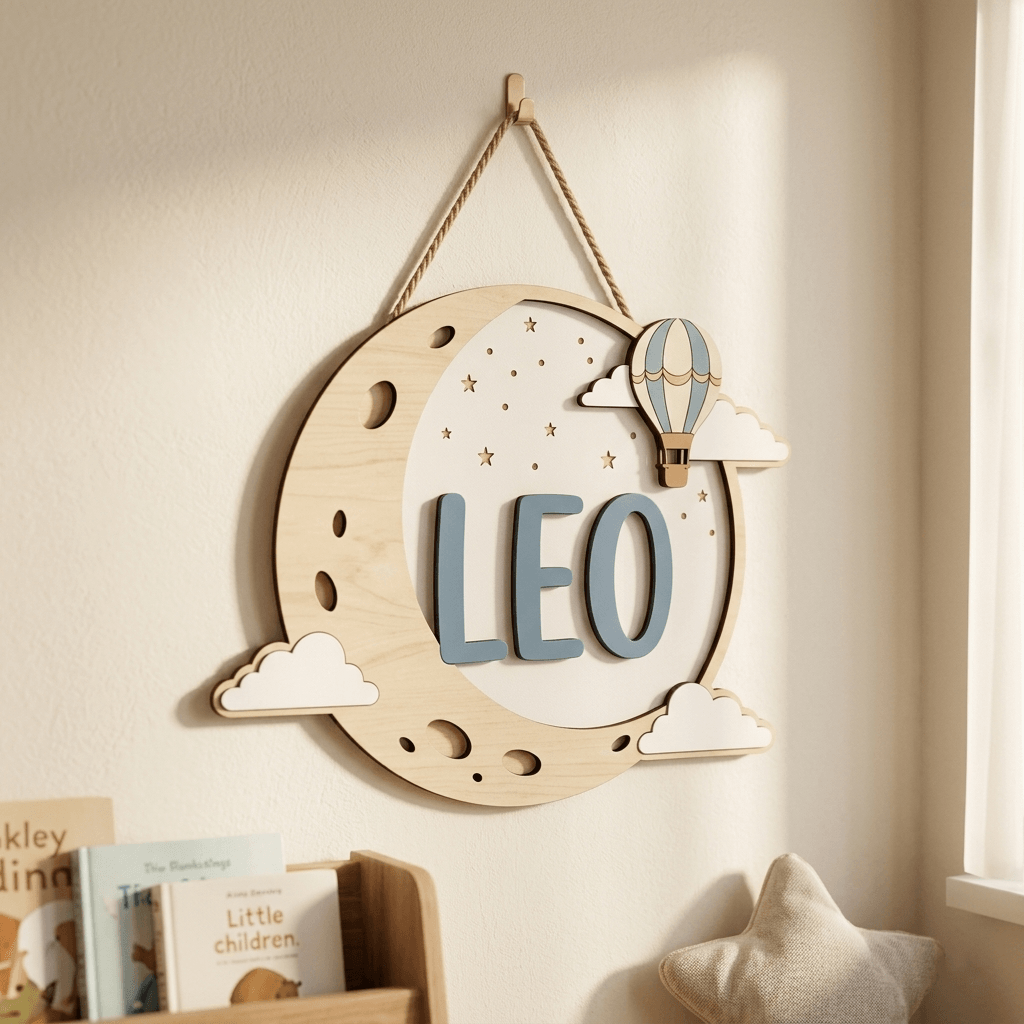 Personalised Kids Name Sign for Door & Wall