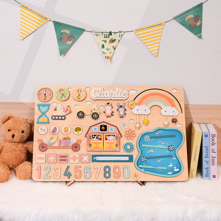 Personalised Montessori Busy Board