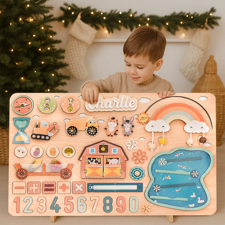 Personalised Montessori Busy Board