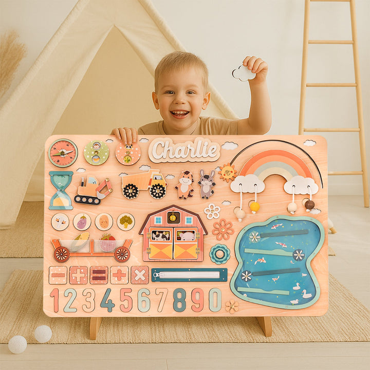 Personalised Montessori Busy Board