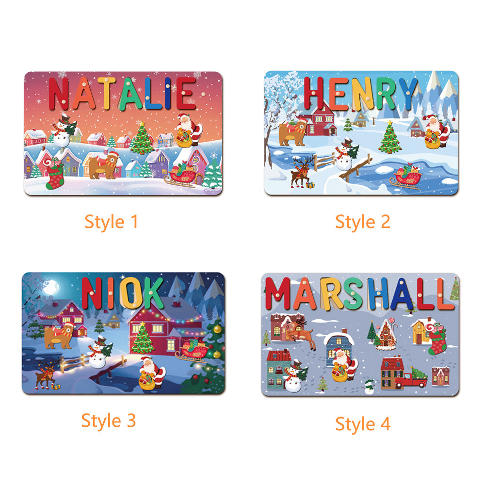 Personalised Christmas Name Puzzle