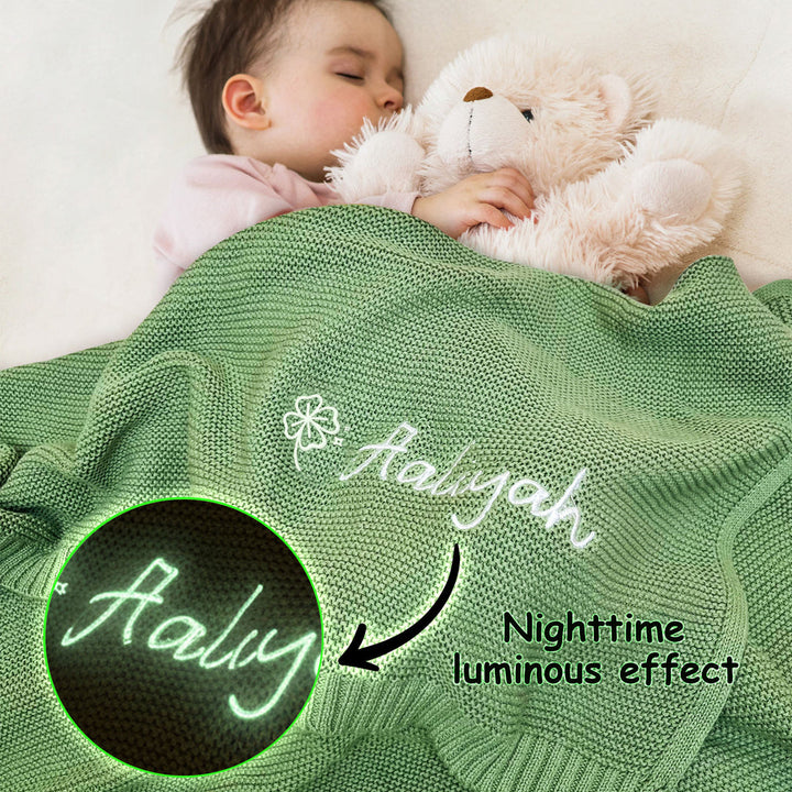 Personalised Glow in the Dark Star Blanket