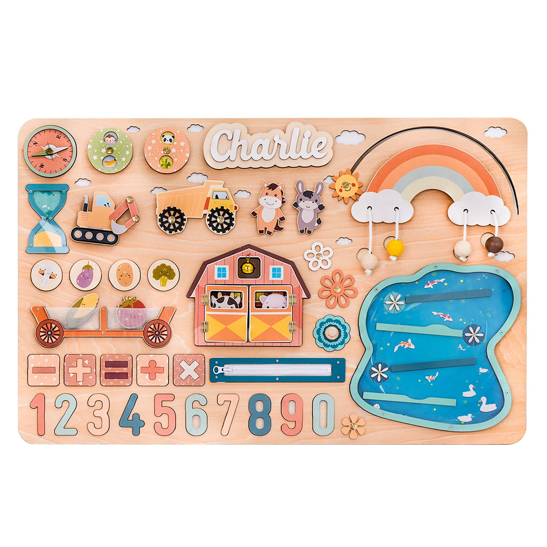 Personalised Montessori Busy Board
