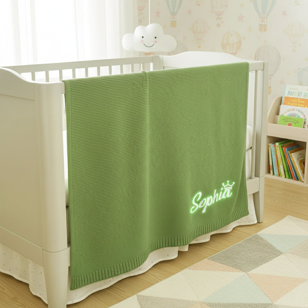 Personalised Glow in the Dark Star Blanket