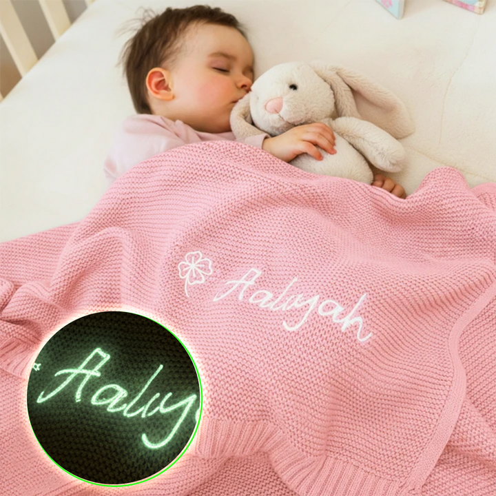 Personalised Glow in the Dark Star Blanket