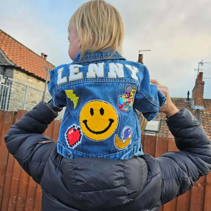Personalised Patch Denim Jacket