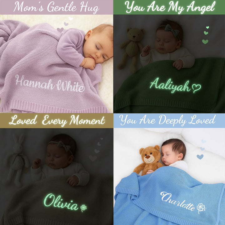 Personalised Glow in the Dark Star Blanket