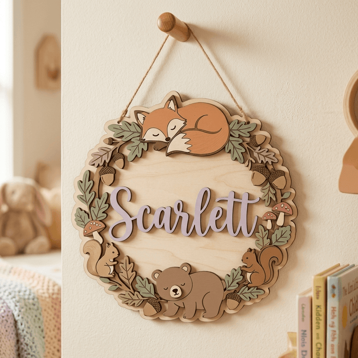 Personalised Kids Name Sign for Door & Wall