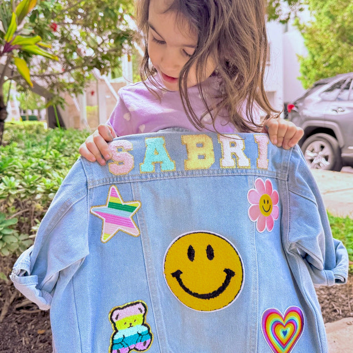 Personalised Patch Denim Jacket