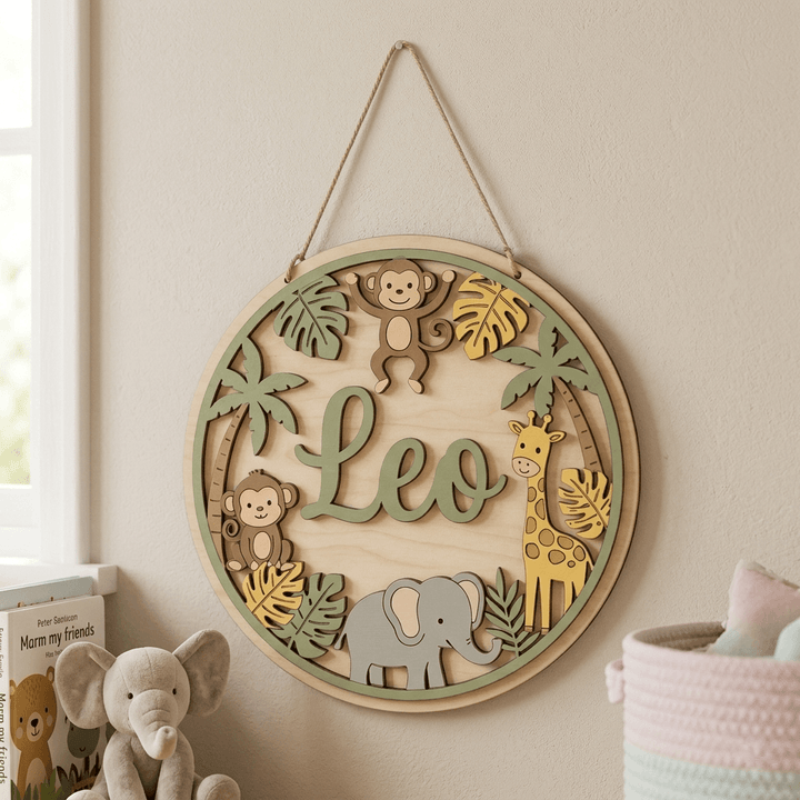 Personalised Kids Name Sign for Door & Wall