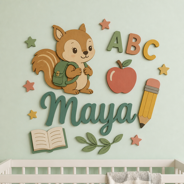 Personalised Back to School Name Sign