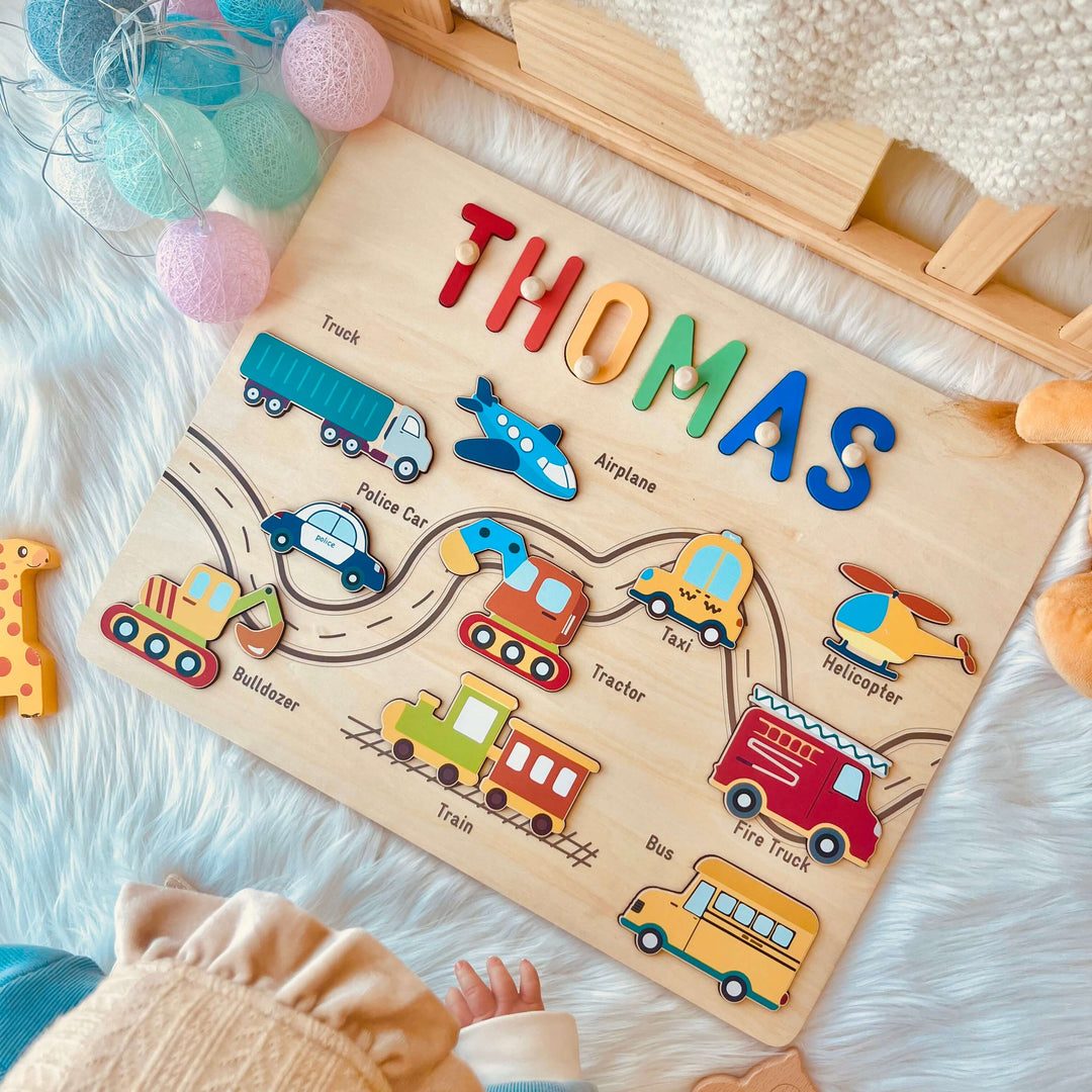 Personalised Traffic Name Puzzle