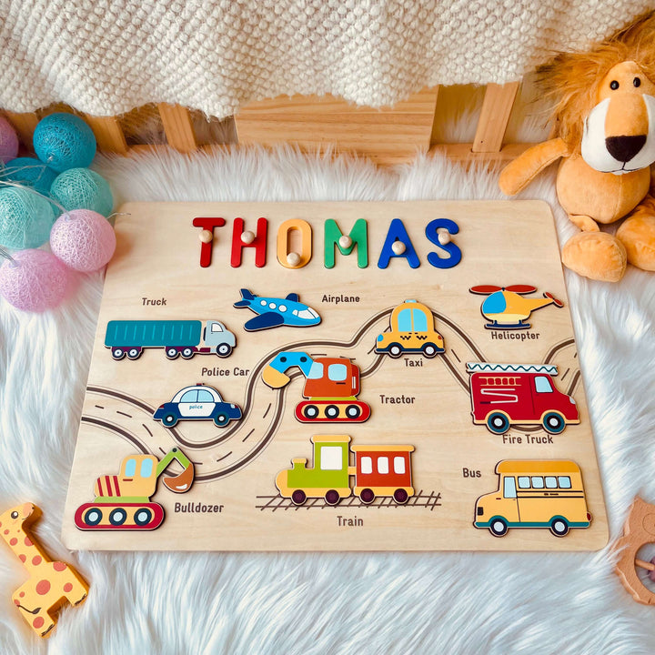 Personalised Traffic Name Puzzle
