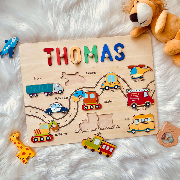 Personalised Traffic Name Puzzle