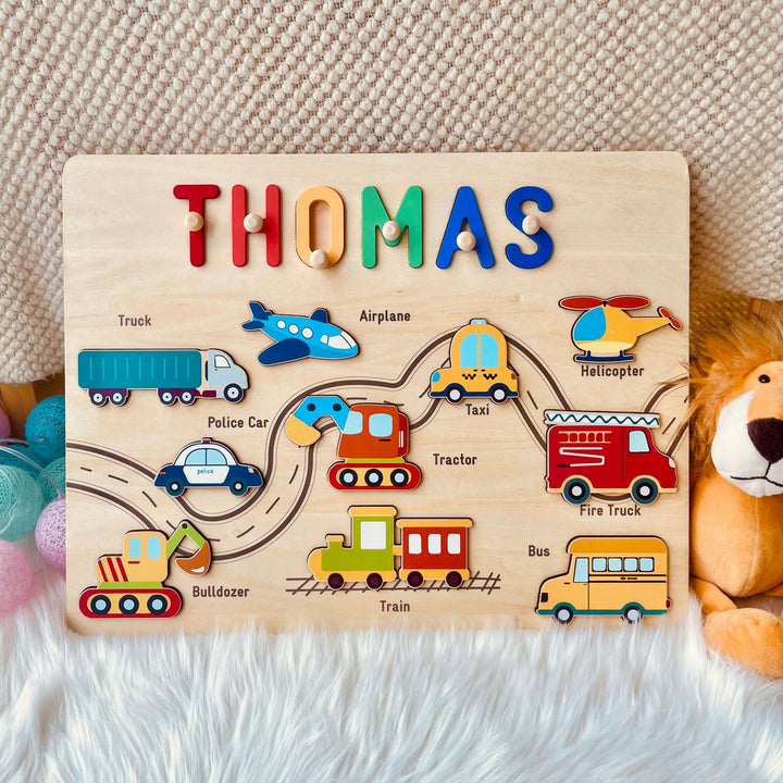 Personalised Traffic Name Puzzle