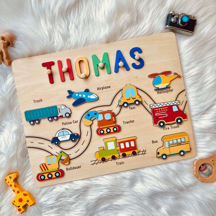 Personalised Traffic Name Puzzle
