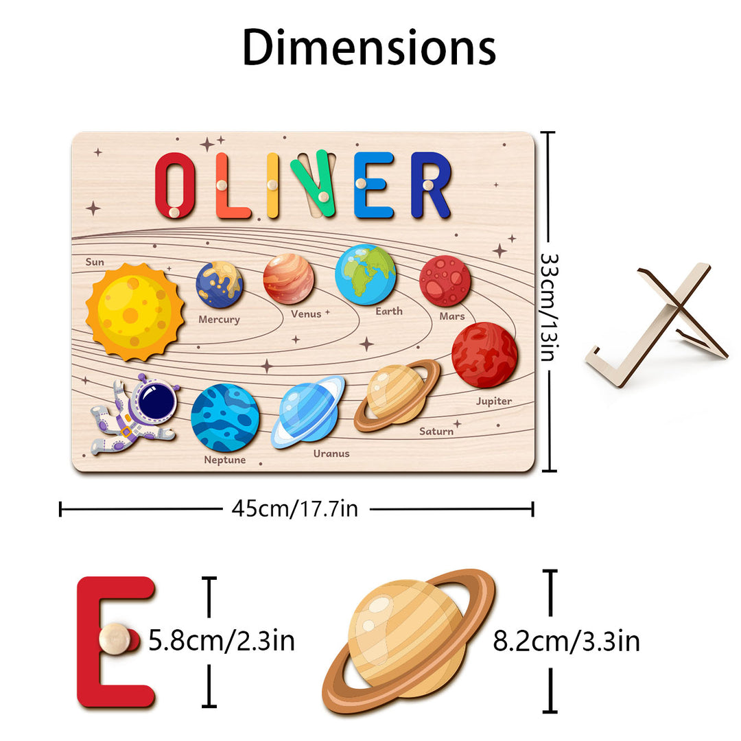 Personalized Planet Name Puzzle