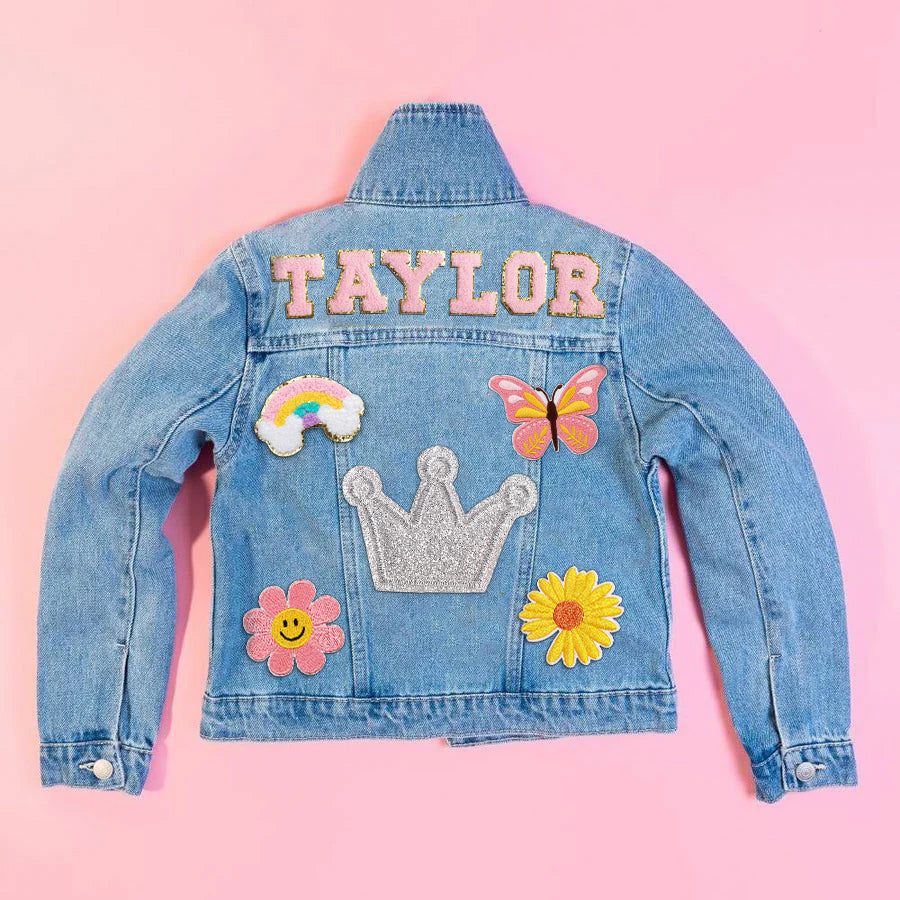 Personalised Kids Patch Denim Jacket