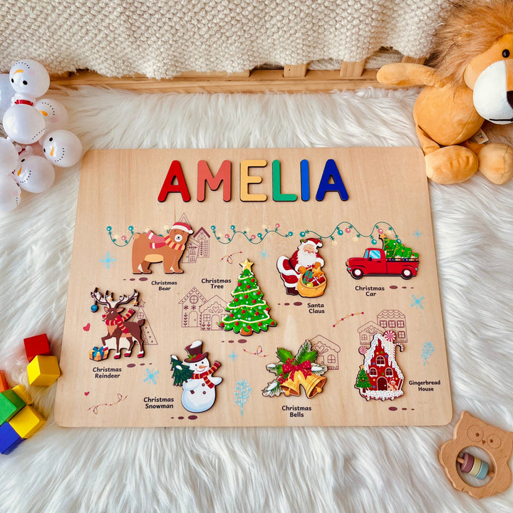 Personalised Christmas Name Puzzle