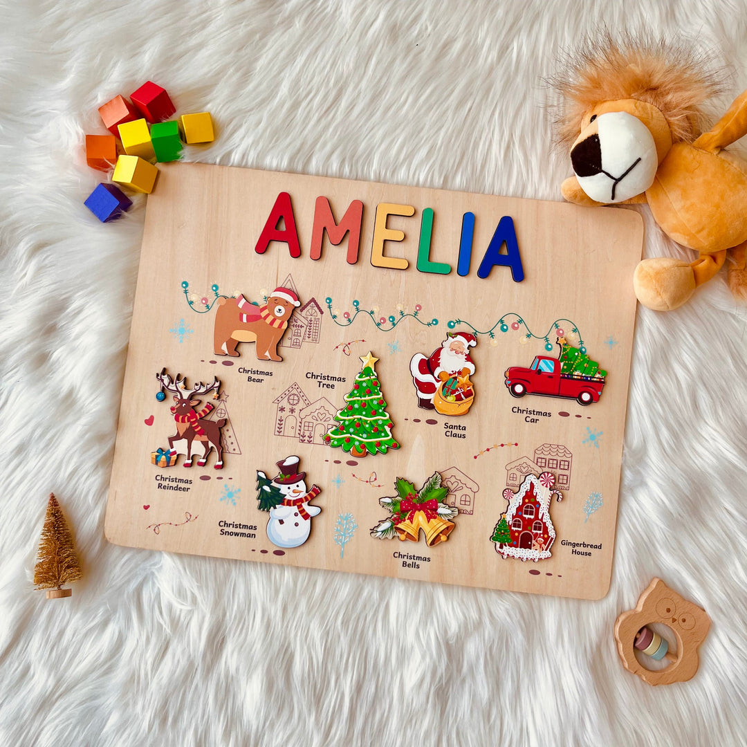 Personalised Christmas Name Puzzle