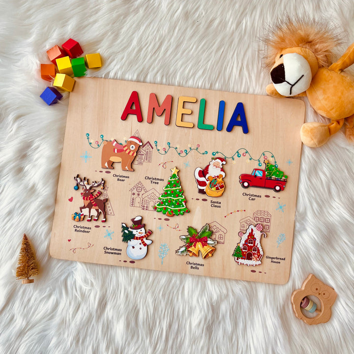 Personalised Christmas Name Puzzle