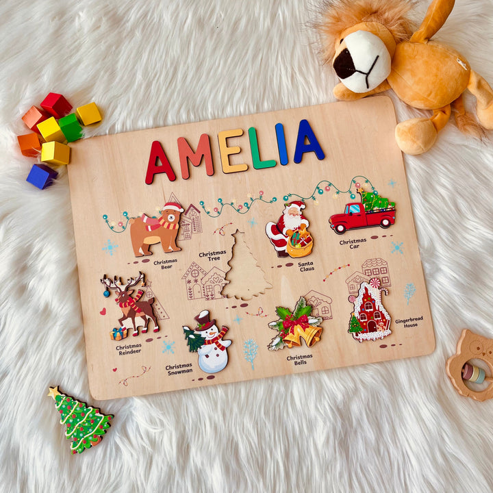 Personalised Christmas Name Puzzle