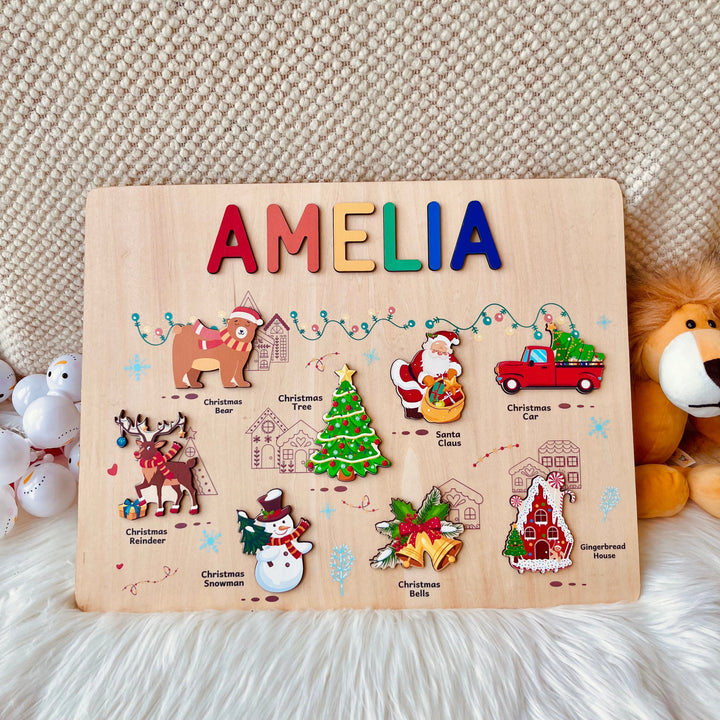 Personalised Christmas Name Puzzle