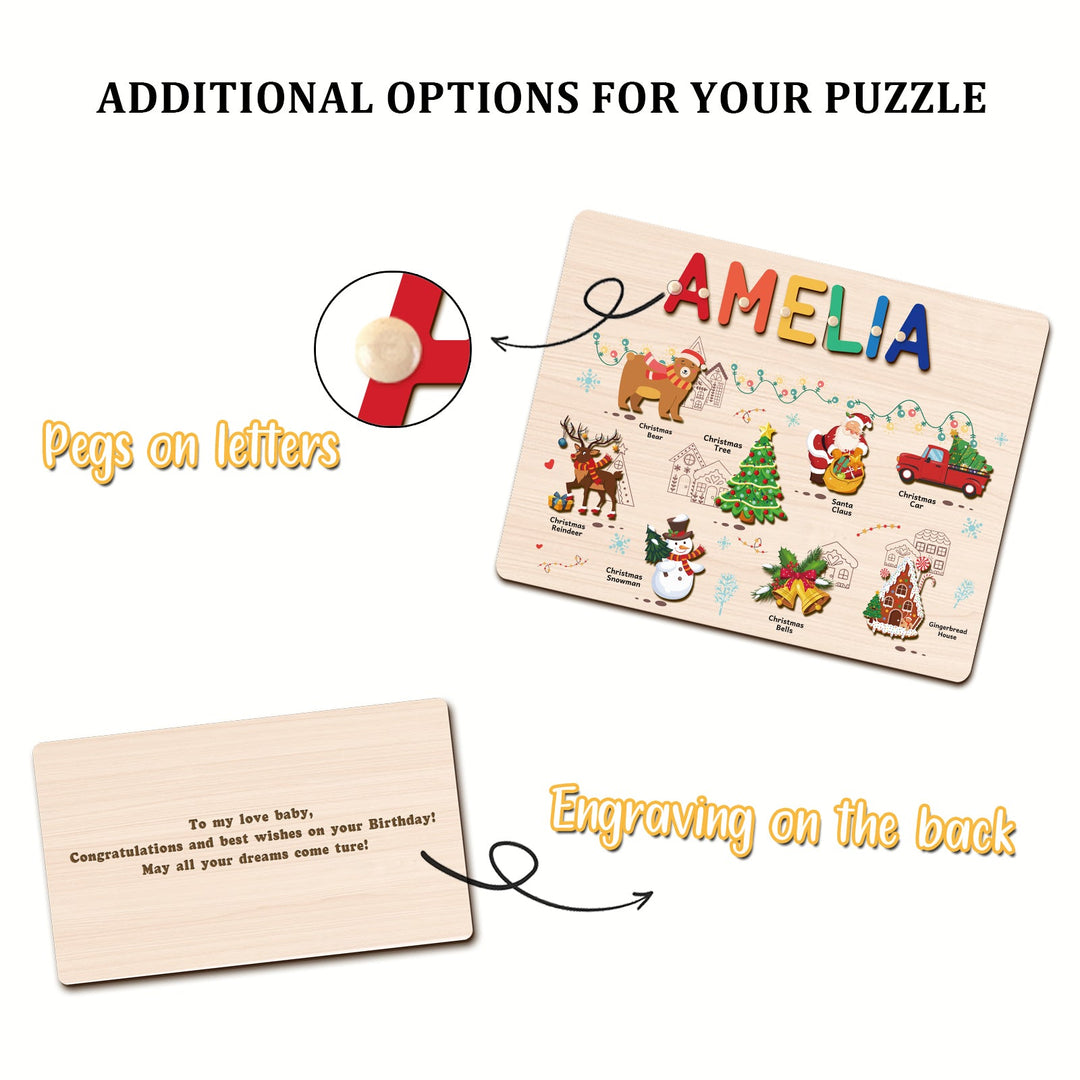 Personalised Christmas Name Puzzle