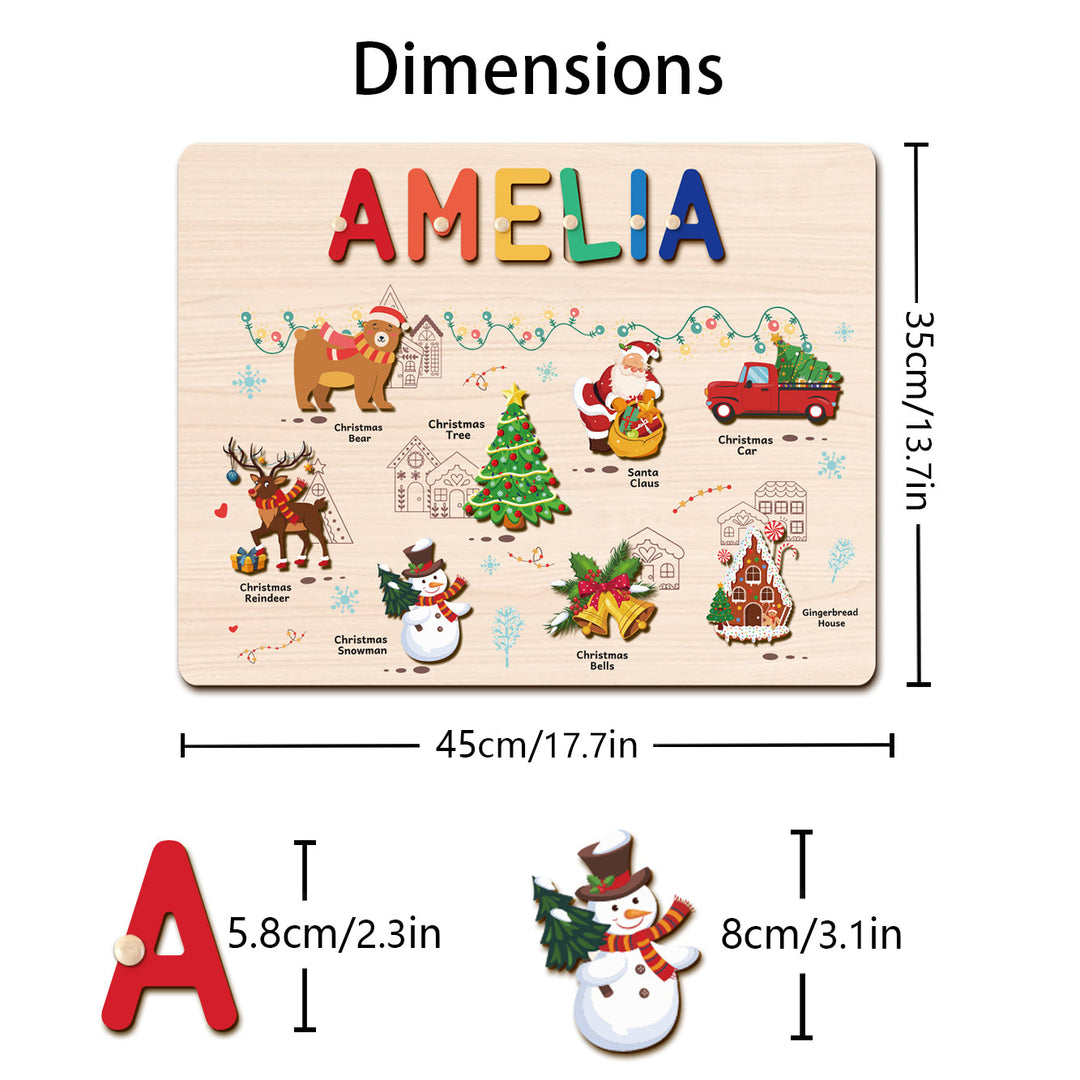 Personalised Christmas Name Puzzle