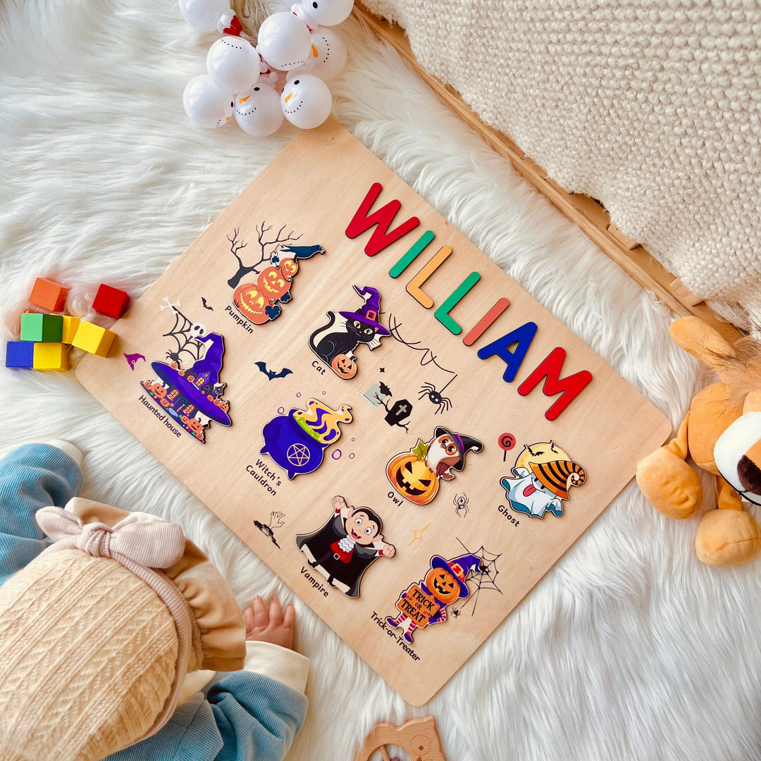 Personalised Halloween Name Puzzle