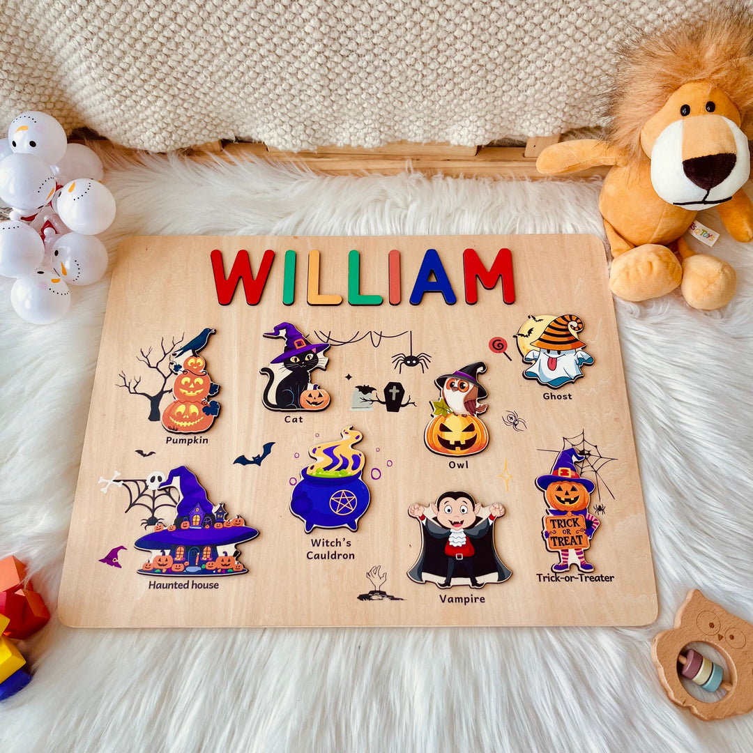 Personalised Halloween Name Puzzle