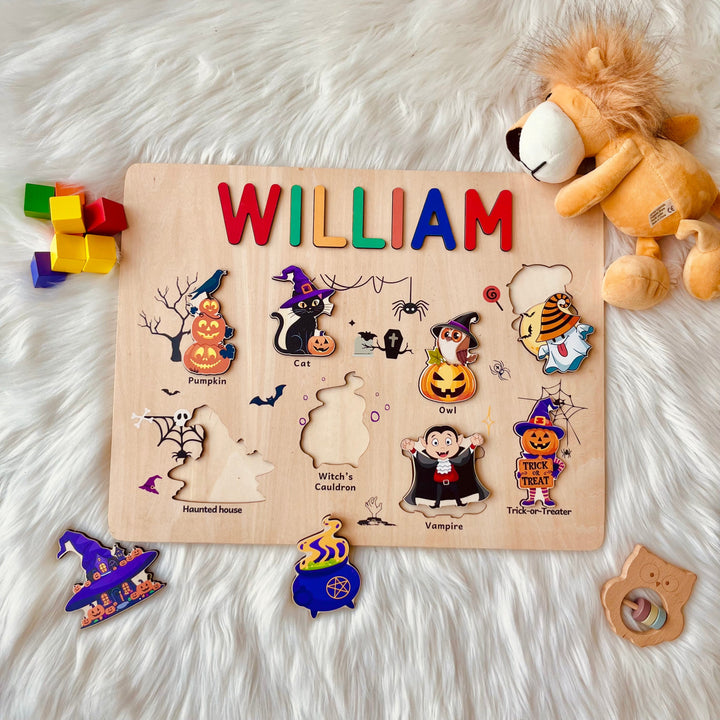 Personalised Halloween Name Puzzle
