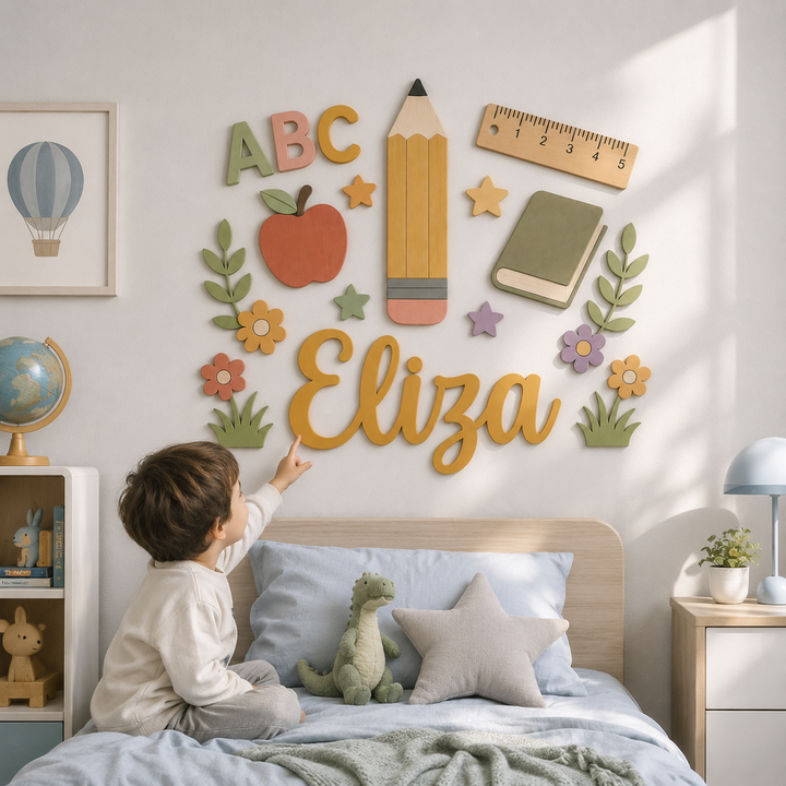 Personalised Back to School Name Sign