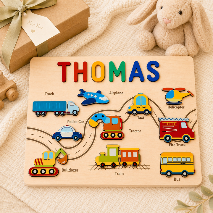 Personalised Traffic Name Puzzle