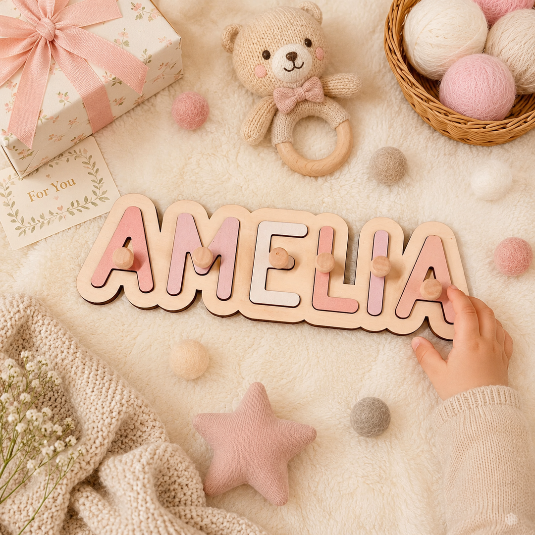 Wooden Name Puzzle For Baby