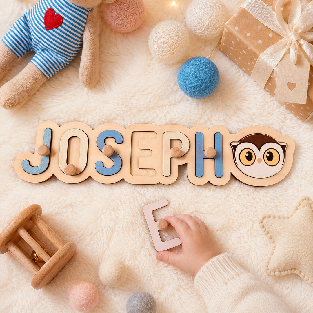 Wooden Name Puzzle For Baby