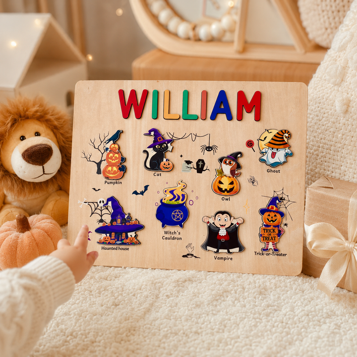 Personalised Halloween Name Puzzle